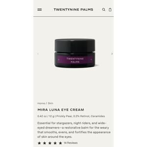 $97 New Twentynine Palms Mira Luna Eye Cream
